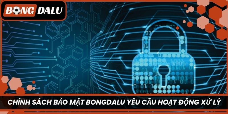 Chính sách bảo mật Bongdalu yêu cầu hoạt động xử lý bám sát mục đích