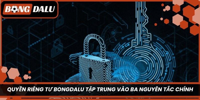 Quyền riêng tư Bongdalu tập trung vào ba nguyên tắc chính